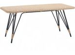 Tavolino Da Caffè Tavolino Tavolino Da Divano Tavolino In Rattan Tavolino Beige