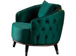 Poltrona Chesterfield Verde Poltrona Rotonda Poltrona Da Salotto Poltrona Monoposto