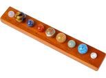 Inf Set Di Sfere Di Cristallo Del Sistema Solare - Esposizione Educativa Di Nove Pianeti