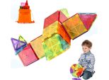 Blocchi Da Costruzione Magnetici Per Bambini - Giocattolo Da 121 Pezzi - Giocattolo Da Costruzione Magnetico - Apprendimento Creativo - Divertimento Ed Educazione