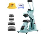 Vevor Pressa Per Cappelli Con 4 Piastre Intercambiabili (160X65/160X80/140X65/140X80 Mm), Pressa Termica Per Cappelli Con Controllo Preciso Della Temperatura E Del Tempo, Pressa Per Cappelli Pressa Termica Per Fasce Maschere Facciali