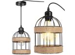 Lampada A Sospensione Boho Tavolo Da Pranzo Lampada A Sospensione Led Lampada A Sospensione Paralume In Metallo Nero, 1 Fiamma Sala Da Pranzo Lampada E27 Per Soggiorno Sala Da Pranzo Ristorante