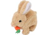 Coniglietto Realistico Giocattolo Di Peluche Interattivo Di Pasqua Elettronico Saltellante Coniglietto Giocattolo Con Suono Orecchie Meccaniche Per Regalo Di Compleanno Giallo