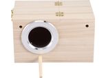 12X12X19.5Cm Casetta Di Legno Per Uccelli Casetta Calda Di Incubazione Per Uccelli Uso Allevamento