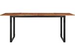 Vidaxl Tavolo Da Pranzo 200X100X75 Cm In Legno Massiccio Di Acacia