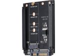 Scheda Adattatore Da Ngff A Sata M.2 Key B-M Ssd SATA3.0 Convertitore Supporto Modello 2230 2242 2260 2280