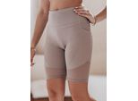 Dstreet Leggings Sportivi Da Donna Bikeline Cappuccino M