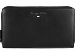Bugatti Portafoglio Romeo Ladies Long Zip Wallet Black Nero