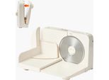 Succebuy Affettatrice Elettrica Multiuso 180 W Con Lama Da 17 Cm, Affettatrice Con Spessore Di Taglio Regolabile Da 0 A 15 Mm, Ideale Per Carne Congelata, Prosciutto E Bistecca
