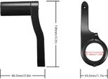 Prolunga Manubrio Bici, Prolunga Manubrio Bici, Prolunga Manubrio, Staffa Prolunga Manubrio Bici, Accessorio Bici Elettrico Per Bicicletta Luce Led, Gps, Tachimetro