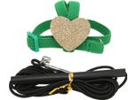 Pettorina Per Uccelli, Guinzaglio, Elastico, Regolabile, Leggero, Corda Volante Per Pappagalli, Pappagallini, Inseparabili, 32 Cm
