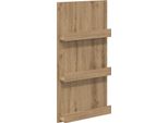 Syfax™ Scaffale Per Riviste Rovere Artigianale 51 X 11 X 102 Cm