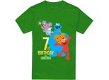 Sesame Street - Maglietta Per Uomo/Donna Unisex, 7° Compleanno TV29167 (4XL) (Irish Green)