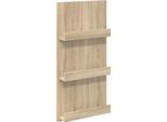 Syfax™ Scaffale Per Riviste Rovere Sonoma 51 X 11 X 102 Cm