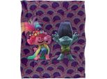 Trolls - Coperta "Cheer Up"", Setosa, Morbida Al Tatto TV28676 (Taglia Unica) (Multicolore)"