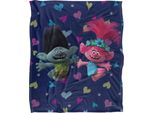 Trolls - Coperta "Pat A Cake"", Setosa, Morbida Al Tatto TV28677 (Taglia Unica) (Multicolore)"