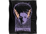 Universal Monsters - Coperta, Setosa, Morbida Al Tatto TV28683 (Taglia Unica) (Nero/Viola)