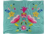 Trolls - Coperta "Crafty"", Setosa, Morbida Al Tatto TV28681 (Taglia Unica) (Multicolore)"