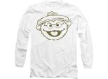 Sesame Street - T-Shirt Unisex Uomo/Donna, Manica Lunga TV29213 (Xl) (Bianco)