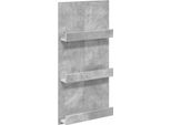 Vidaxl Portariviste Grigio Cemento 51 X 11 X 102 Cm Materiale A Base Di Legno