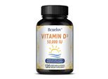 Vitamina D3 50.000 Ui (120 Capsule) Integratore Alimentare, Denti, Ossa, Articolazioni, Salute Dentale, Salute Delle Ossa, Sistema Immunitario