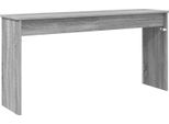 Vidaxl Supporto Per Pianoforte Grey Sonoma 130 X 32 X 64 Cm Materiale A Base Di Legno