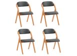 Sobuy Sedia Pieghevole In Legno Imbottita Set Di 4 Sedie Ergonomiche Da Cucina Sedia Da Pranzo Pieghevole Salvaspazio Pronta Per Essere Assemblata Per Cucina Balcone Ufficiofst92-Sgx4