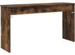 Vidaxl Supporto Per Pianoforte In Rovere Affumicato 120 X 32 X 64 Cm Materiale A Base Di Legno