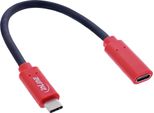 Inline® Blocco Dati Usb, Cavo Adattatore Da Spina USB-C A Presa USB-C, 0,2M