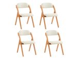 Sobuy Sedia Pieghevole In Legno Imbottita Set Di 4 Sedie Ergonomiche Da Cucina Sedia Da Pranzo Pieghevole Salvaspazio Pronta Per Essere Assemblata Per Cucina Balcone Ufficio Fst92-Wx4