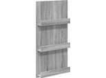 Syfax™ Scaffale Per Riviste Grigio Sonoma 51 X 11 X 102 Cm