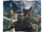 Universal Monsters - Coperta Di Gruppo, Setosa, Morbida Al Tatto TV28684 (Taglia Unica) (Colorata)