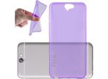 Cadorabo Cover Per Htc One A9 Cover Protettiva In Tpu Viola Custodia In Silicone Cover Case