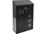 Relaxdays 10017417_46 Relaxdays Briefkasten Schwarz
