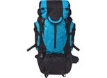 Vidaxl Zaino Da Trekking Xxl 75 L Nero E Blu