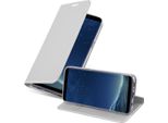 Cadorabo Custodia Per Cellulare Per Samsung Galaxy S8 Plus Custodia Protettiva In Colore Argento Cover Etui Book Case Booklet