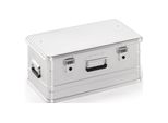 Cassetta In Alluminio L582Xl385Xh262Mm 47L Con Chiusure A Leva Incernierate Con Fori