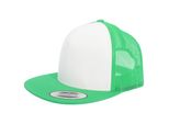 Yupoong Flexfit Unisex Baseball Cap Trucker RW3301 (Taglia Unica) (Kelly/Bianco)