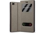 Cadorabo Custodia Protettiva Per Huawei P8 Cover In Marrone Custodia Del Telefono Cellulare Custodia A Libro Custodia Cover