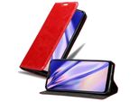 Cadorabo Custodia Per Lg G7 Thinq / Fit / One Cover Protettiva In Rosso Custodia Per Cellulare Cover Chiusura Magnetica