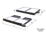 Filtro Abitacolo Mahle La 186/S Filtro Antipolline Per Toyota Avensis Station Wagon (T22)