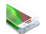 Cadorabo Pellicola Blindata Per Samsung Galaxy A7 2017 Pellicola Protettiva In Vetro Protettivo Per Display Temperato A Schermo Intero Bianco
