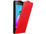 Cadorabo Cover Per Samsung Galaxy J3 2016 Cover Protettiva In Rosso Flip Case Custodia Per Telefono Cellulare Cover