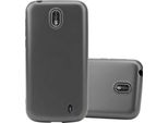 Cadorabo Custodia Protettiva Per Nokia 1 2018 Cover In Grigio Custodia Per Telefono Cellulare Tpu Custodia In Silicone Cover Case