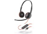 Poly Headset Blackwire C3220 Binaurale USB-A (Nero)