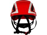 14X Elmetto Di Sicurezza 3M™ Securefit™ X5000, Ventilato, Riflettente, Ce, Rosso, X5005V-CE | Confezione (4 Pezzi)
