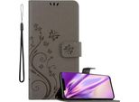 Cadorabo Cover Per Huawei Mate 20 Pro Cover Protettiva In Grigio Cover Protettiva Cover Per Telefono Cellulare Cover Fiori Custodia Fiore