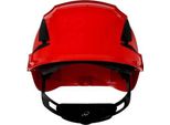 14X Elmetto Di Sicurezza 3M™ Securefit™ X5500, Ventilato, Ce, Rosso, X5505V-CE | Confezione (4 Pezzi)