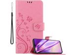 Cadorabo Cover Per Huawei Mate 20 Cover Protettiva In Rosa Cover Protettiva Cover Per Telefono Cellulare Custodia Fiori Custodia Fiori