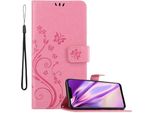 Cadorabo Cover Per Huawei Mate 20 Lite Cover Protettiva In Rosa Cover Protettiva Cover Telefono Cellulare Cover Fiori Custodia Fiore